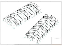 Staalconstructie 25 x 60 meter (1500m2) - afbeelding 18 van  26