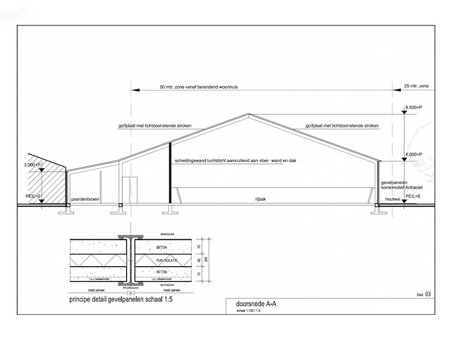 Staalconstructie 30 x 65 meter “1950m2” - afbeelding 4 van  10