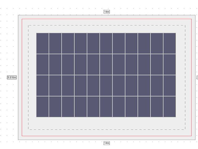 Staaldak t.b.v. 44 zonnepanelen - afbeelding 6 van  6
