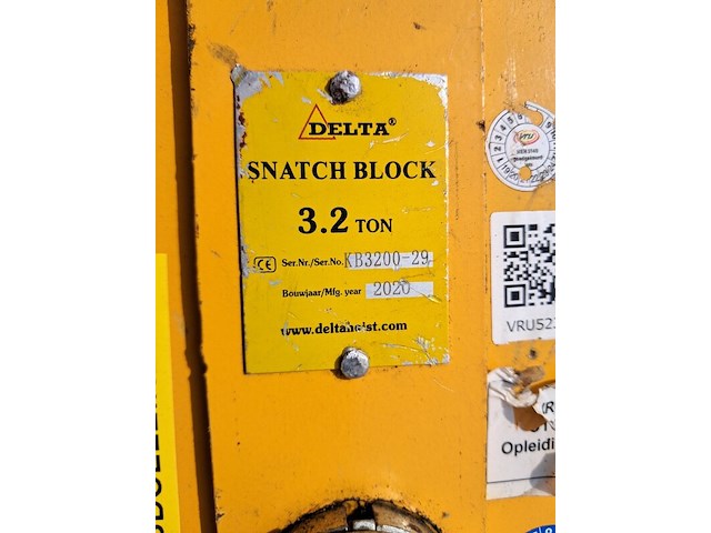 Staaldraadtakel, deltafor, dph-16, incl. 2x katrolblok en divers hijsmateriaal - afbeelding 2 van  18