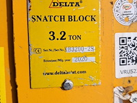 Staaldraadtakel, deltafor, dph-16, incl. 2x katrolblok en divers hijsmateriaal - afbeelding 2 van  18