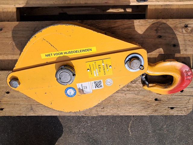 Staaldraadtakel, deltafor, dph-16, incl. 2x katrolblok en divers hijsmateriaal - afbeelding 3 van  18