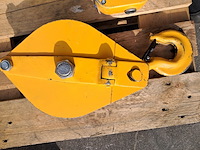 Staaldraadtakel, deltafor, dph-16, incl. 2x katrolblok en divers hijsmateriaal - afbeelding 5 van  18