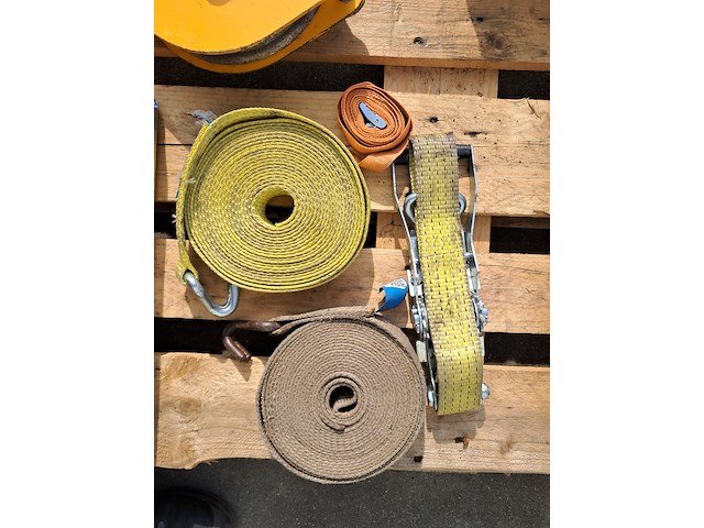 Staaldraadtakel, deltafor, dph-16, incl. 2x katrolblok en divers hijsmateriaal - afbeelding 6 van  18