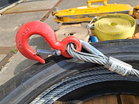 Staaldraadtakel, deltafor, dph-16, incl. 2x katrolblok en divers hijsmateriaal - afbeelding 9 van  18