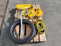 Staaldraadtakel, deltafor, dph-16, incl. 2x katrolblok en divers hijsmateriaal - afbeelding 11 van  18