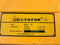 Staaldraadtakel, deltafor, dph-16, incl. 2x katrolblok en divers hijsmateriaal - afbeelding 15 van  18