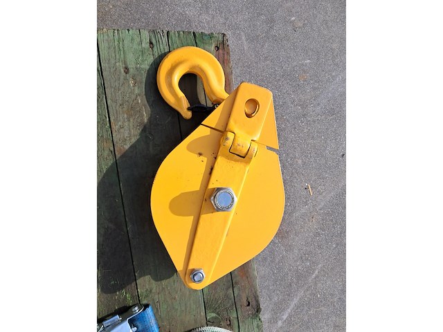 Staaldraadtakel, deltafor, dph-16, incl. katrolblok en divers hijsmateriaal - afbeelding 3 van  15