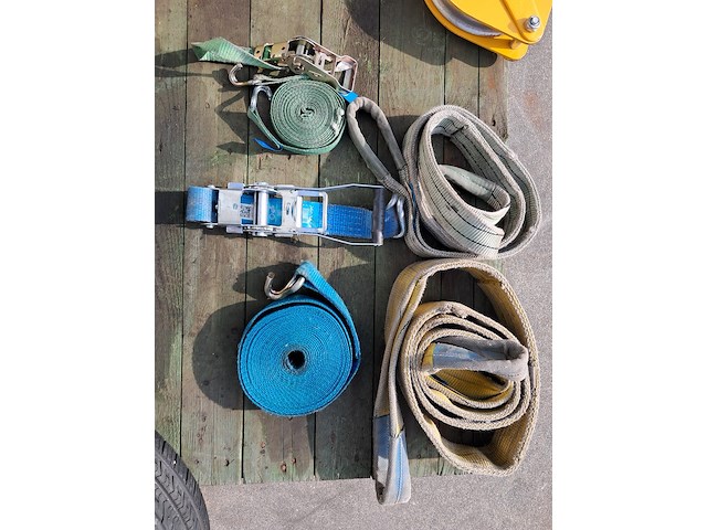 Staaldraadtakel, deltafor, dph-16, incl. katrolblok en divers hijsmateriaal - afbeelding 4 van  15