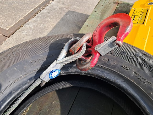 Staaldraadtakel, deltafor, dph-16, incl. katrolblok en divers hijsmateriaal - afbeelding 6 van  15