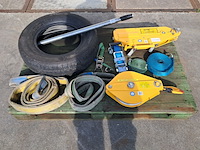 Staaldraadtakel, deltafor, dph-16, incl. katrolblok en divers hijsmateriaal - afbeelding 1 van  15
