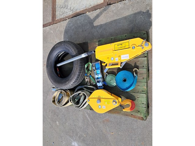 Staaldraadtakel, deltafor, dph-16, incl. katrolblok en divers hijsmateriaal - afbeelding 8 van  15