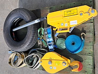 Staaldraadtakel, deltafor, dph-16, incl. katrolblok en divers hijsmateriaal - afbeelding 8 van  15