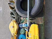 Staaldraadtakel, deltafor, dph-16, incl. katrolblok en divers hijsmateriaal - afbeelding 9 van  15
