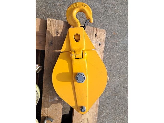 Staaldraadtakel, deltafor, dph-16, incl. katrolblok en divers hijsmateriaal - afbeelding 3 van  15