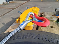 Staaldraadtakel, deltafor, dph-16, incl. katrolblok en divers hijsmateriaal - afbeelding 6 van  15
