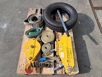 Staaldraadtakel, deltafor, dph-16, incl. katrolblok en divers hijsmateriaal - afbeelding 8 van  15