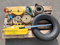 Staaldraadtakel, deltafor, dph-16, incl. katrolblok en divers hijsmateriaal - afbeelding 9 van  15