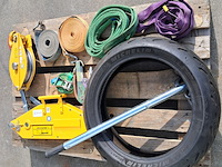 Staaldraadtakel, deltafor, dph-16, incl. katrolblok en divers hijsmateriaal - afbeelding 11 van  16