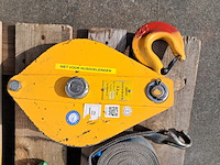 Staaldraadtakel, deltafor, dph-16, incl. katrolblok en divers hijsmateriaal - afbeelding 16 van  16