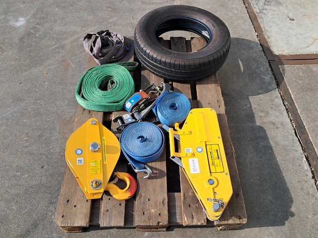 Staaldraadtakel, deltafor, dph-16, incl. katrolblok en divers hijsmateriaal - afbeelding 7 van  14