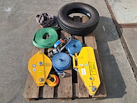 Staaldraadtakel, deltafor, dph-16, incl. katrolblok en divers hijsmateriaal - afbeelding 7 van  14