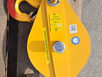 Staaldraadtakel, deltafor, dph-16, incl. katrolblok en divers hijsmateriaal - afbeelding 14 van  14