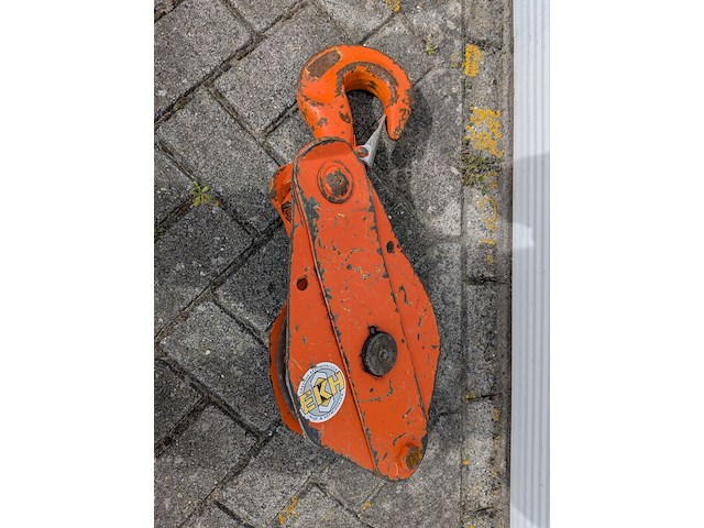 Staaldraadtakel, tractel, tirfor tu-32, hijsblok en divers hijsmateriaal - afbeelding 5 van  8