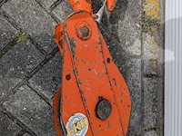 Staaldraadtakel, tractel, tirfor tu-32, hijsblok en divers hijsmateriaal - afbeelding 5 van  8