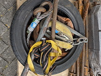 Staaldraadtakel, tractel, tirfor tu-32, hijsblok en divers hijsmateriaal - afbeelding 7 van  8