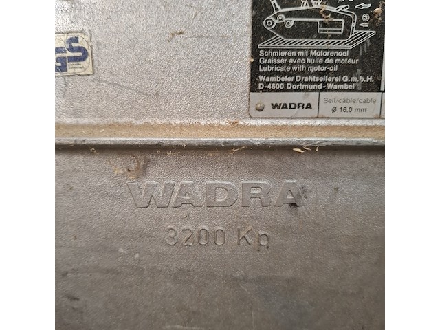 Staaldraadtakel wadra, 832, bouwjaar 1993 - afbeelding 3 van  8