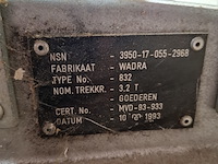 Staaldraadtakel wadra, 832, bouwjaar 1993 - afbeelding 6 van  8