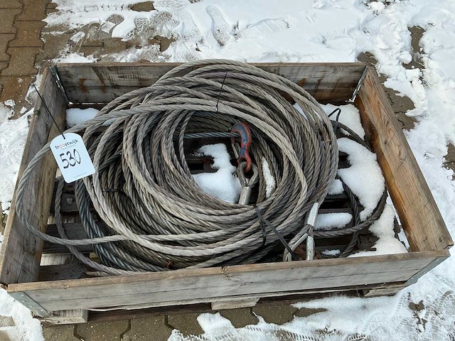 Staalkabel (2x) - afbeelding 1 van  5