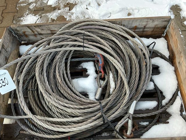 Staalkabel (2x) - afbeelding 2 van  5