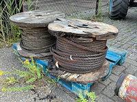 Staalkabel op haspel (2x) - afbeelding 2 van  4