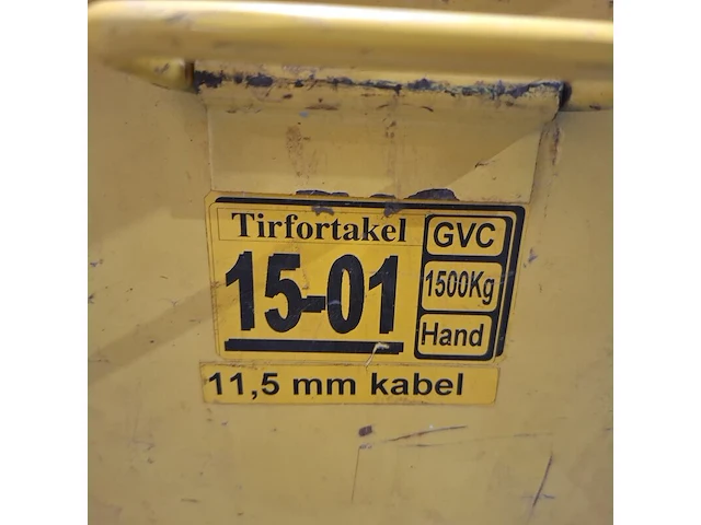 Staalkabellier/takel, wadra seilzug, 15-01, 1995 - afbeelding 5 van  8