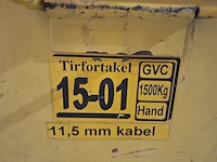 Staalkabellier/takel, wadra seilzug, 15-01, 1995 - afbeelding 5 van  8