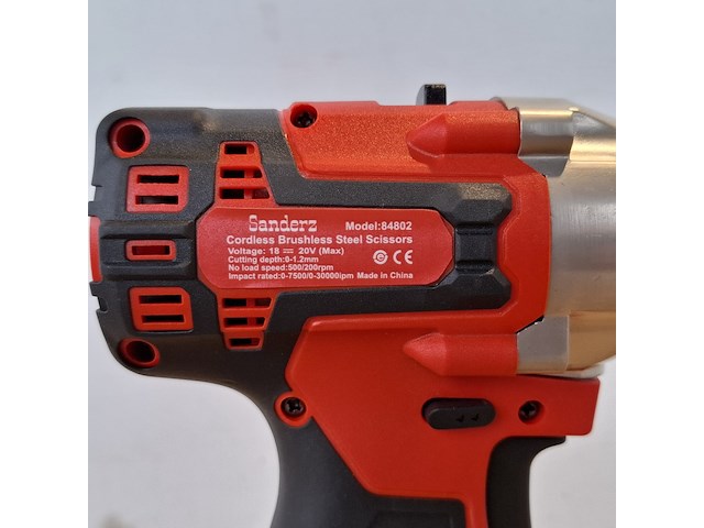 Staalschaar op accu, rood - afbeelding 14 van  14