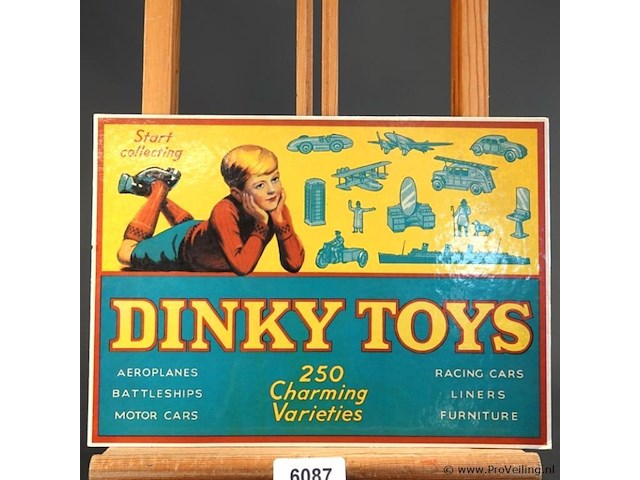Staand dinky toys reclamebord - afbeelding 1 van  5