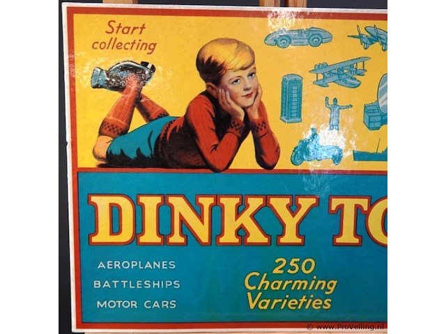 Staand dinky toys reclamebord - afbeelding 3 van  5