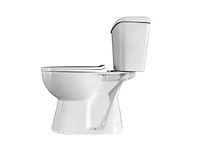 Staand wc wit toilet 4-in-1 set incl. s-trap, wit - afbeelding 1 van  2