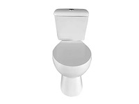 Staand wc wit toilet 4-in-1 set incl. s-trap - afbeelding 1 van  1