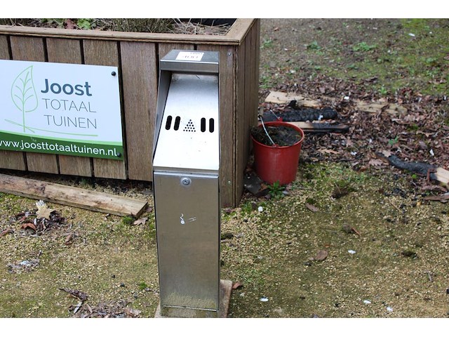 Staande asbak hoogte 85 cm. - afbeelding 1 van  2