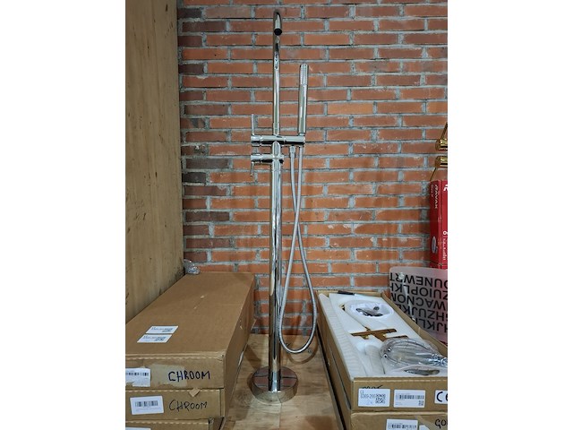 Staande badkraan chroom - afbeelding 1 van  7