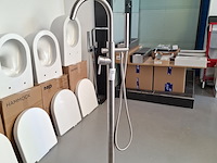 Staande badkraan rvs geborsteld - afbeelding 1 van  9