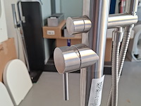 Staande badkraan rvs geborsteld - afbeelding 3 van  9