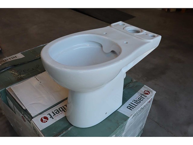 Staande closetpot - toiletpot los zonder reservoir (6x) - afbeelding 3 van  10