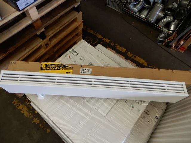 Staande convectorradiator, jaga, mini, mat wit - afbeelding 2 van  4