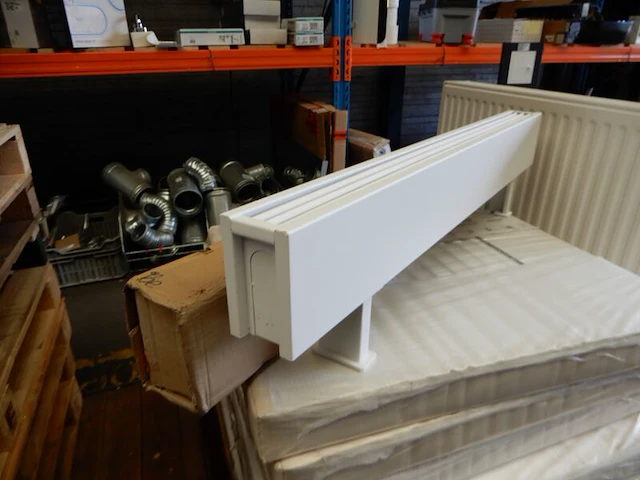 Staande convectorradiator, jaga, mini, mat wit - afbeelding 3 van  4