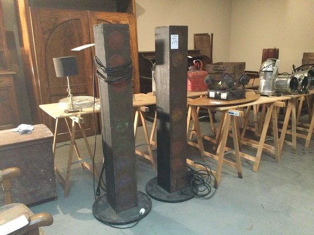 Staande discolampen (2x) - afbeelding 1 van  1